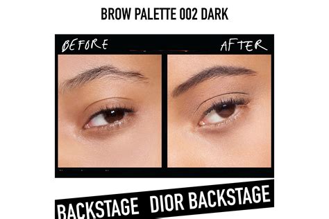 brow palette dior dark|Dior Backstage Brow Palette 002 Dark Review, Swatch.